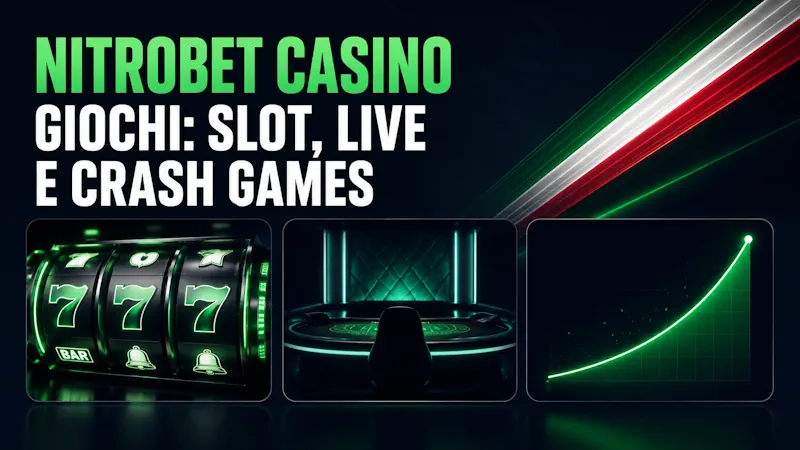 Nitrobet Casino giochi: slot, live e crash games