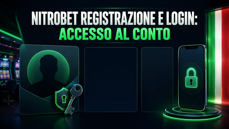 Nitrobet registrazione e login: accesso al conto