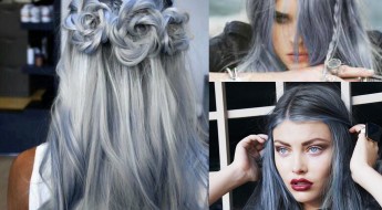 Grey Blue Hair