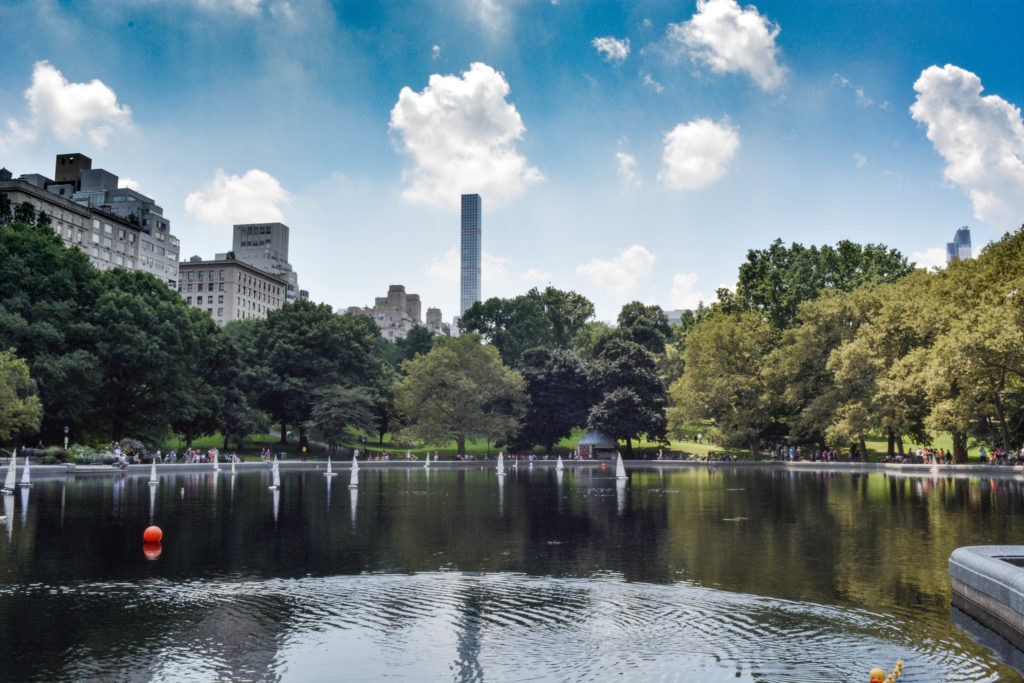 Central Park e un vestito a fiori