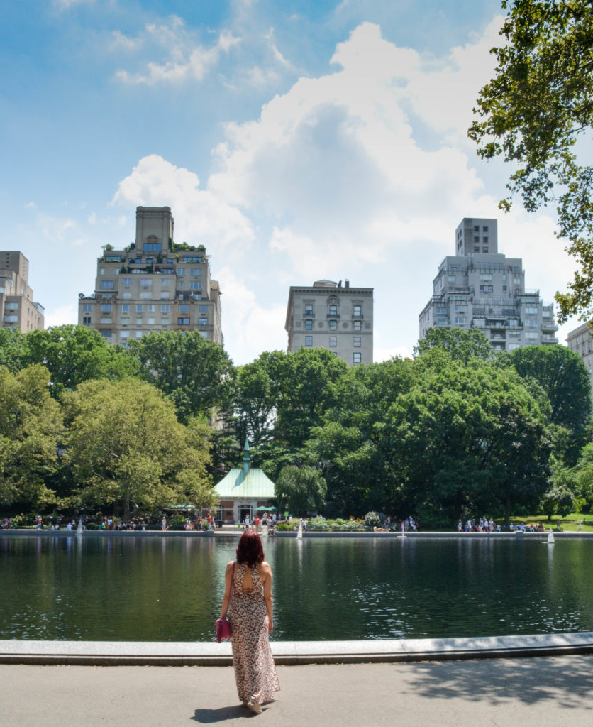 Central Park e un vestito a fiori