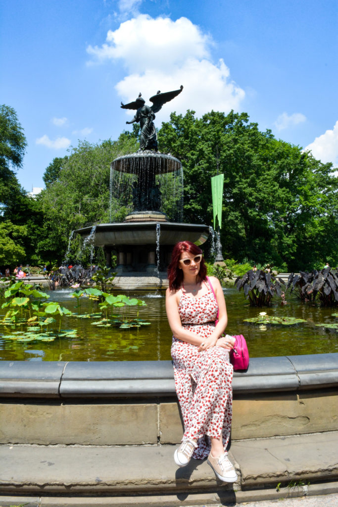 Central Park e un vestito a fiori