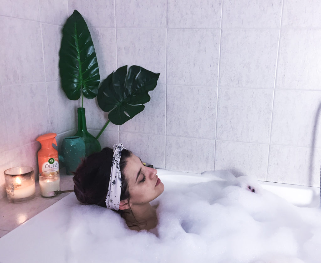 8 modi per sconfiggere lo stress- bagno rilassante
